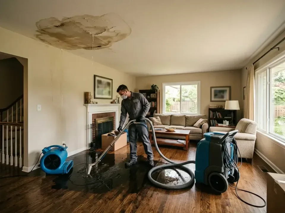 attic-pipe-burst-ceiling-drip-008 — frequently asked questions, Water Damage Restoration & Carpet Care in Lemont, PA